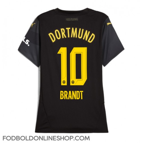 Borussia Dortmund Julian Brandt #10 Udebanetrøje Dame 2024-25 Kortærmet